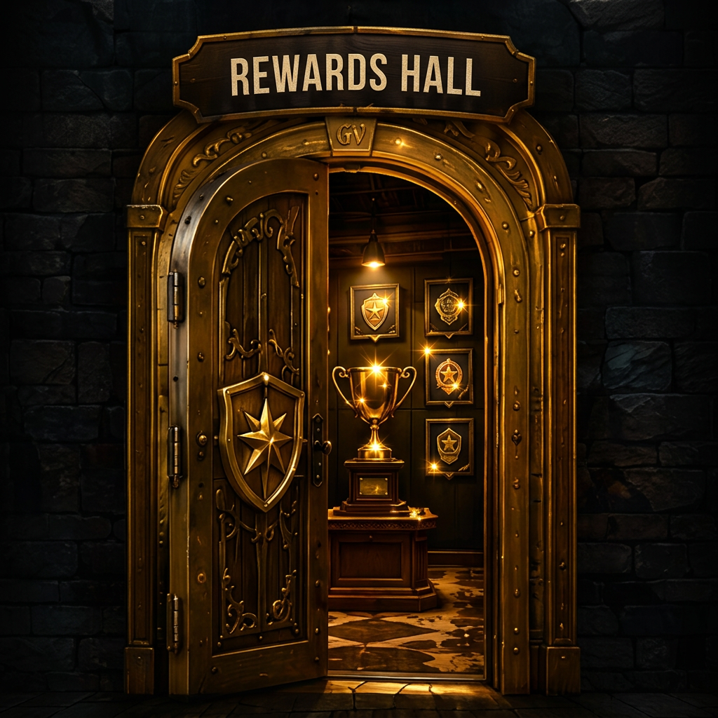 Rewards Hall — Track your GuitarVault journey.