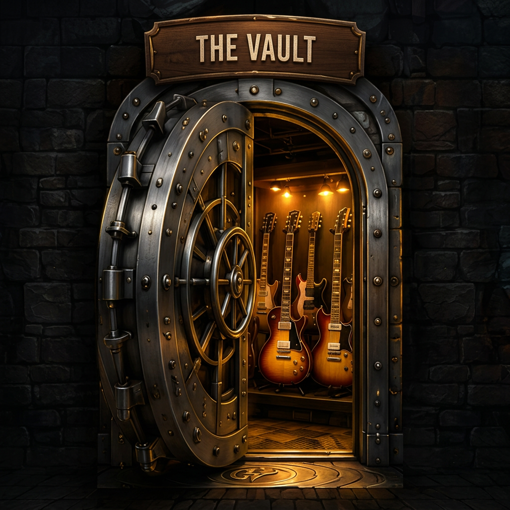 The Vault — Your personal guitar collection.