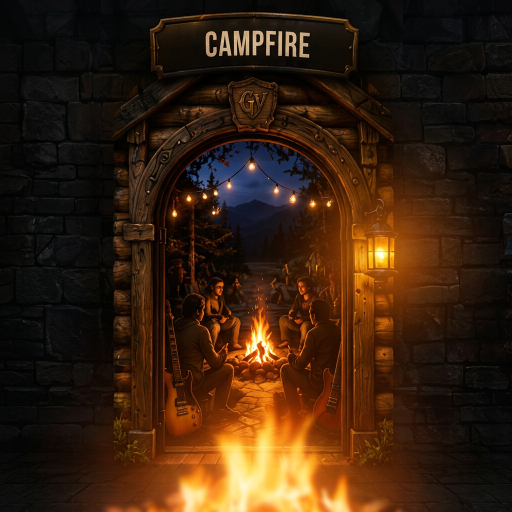 Campfire — The social heart of GuitarVault.