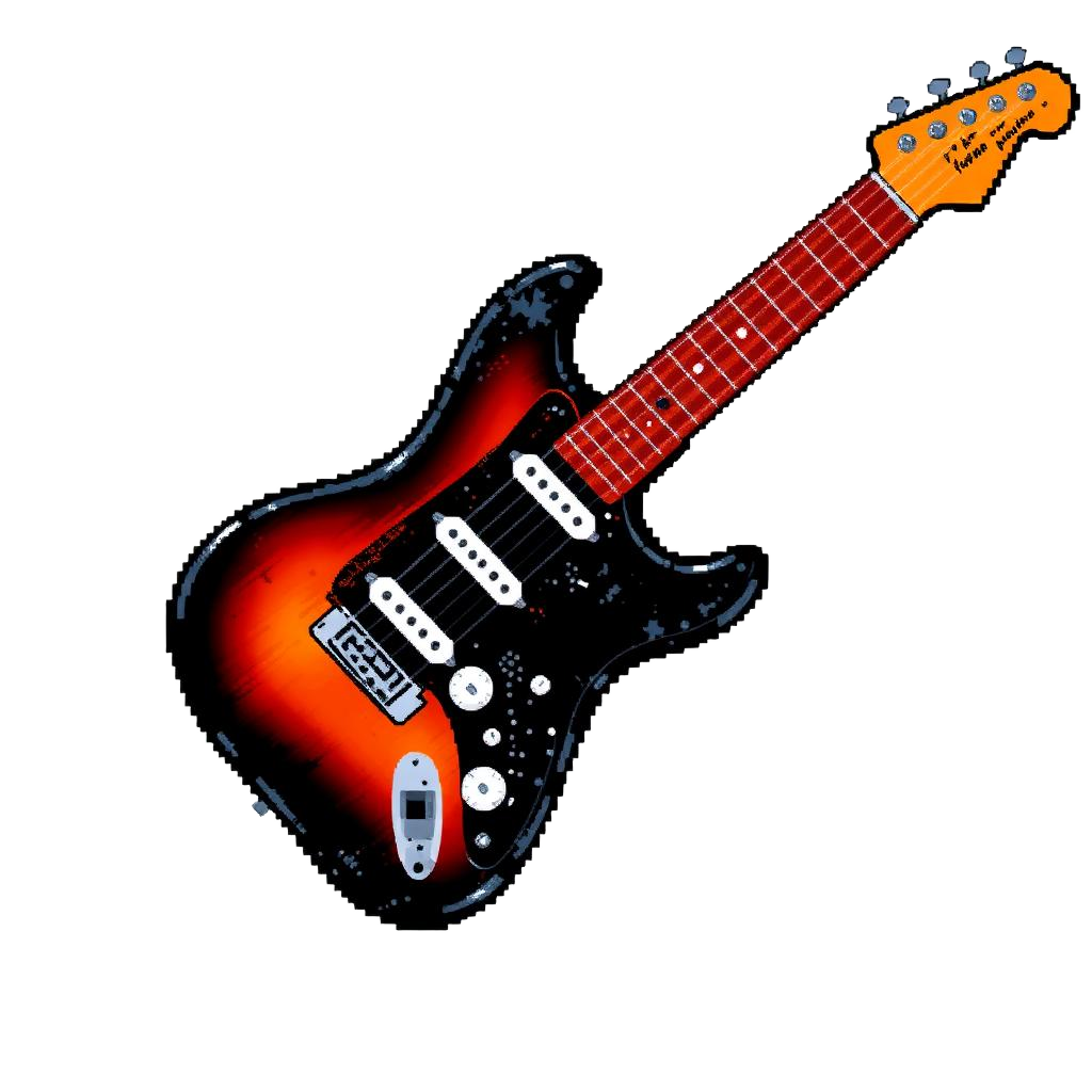 Heavy Relic Black Strat