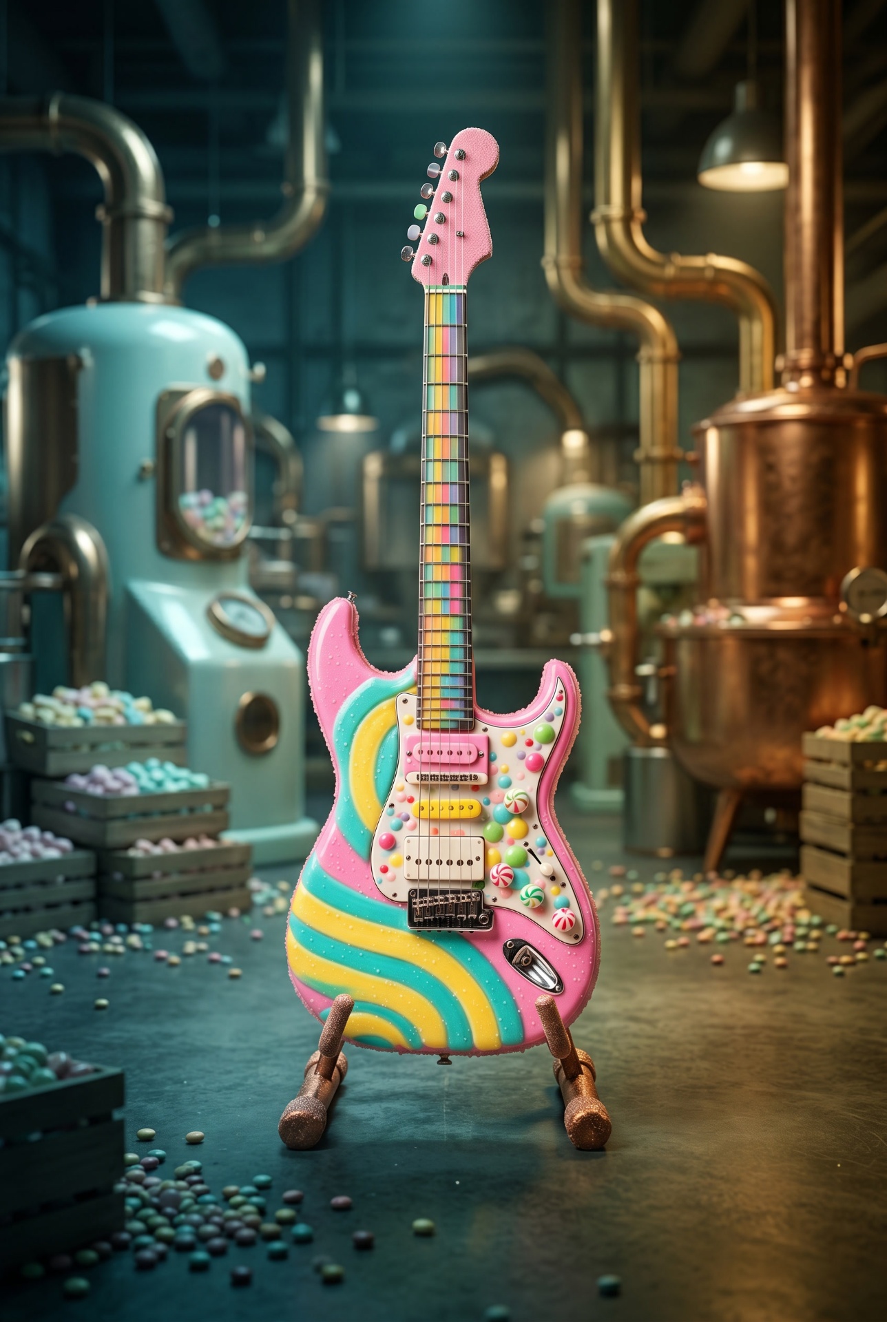 Candy Factory Strat (Spun-Sugar Confection)