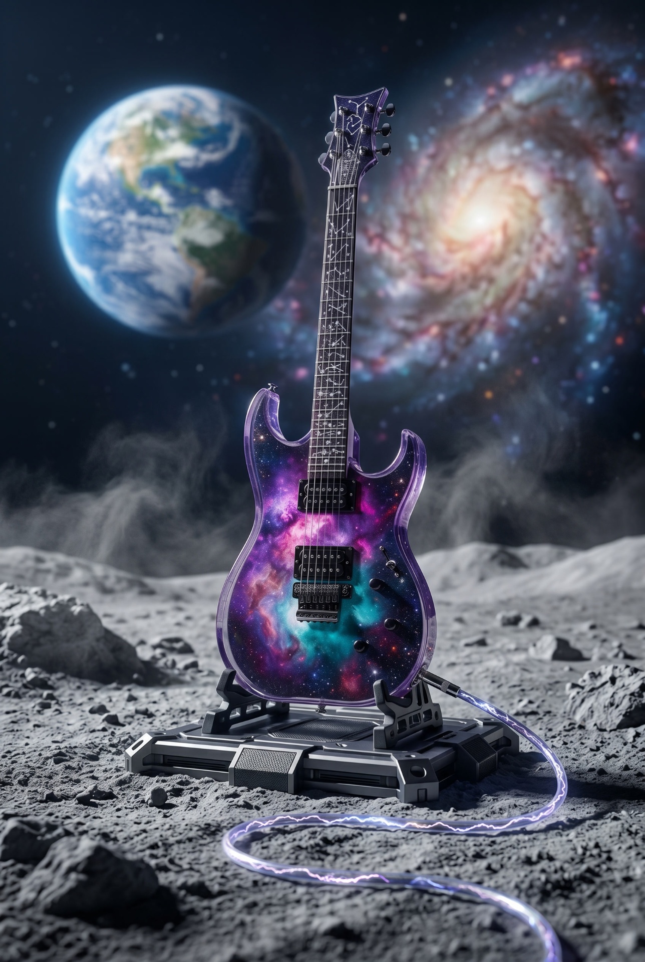 Nebula Drift Strat (Suspended Stardust)
