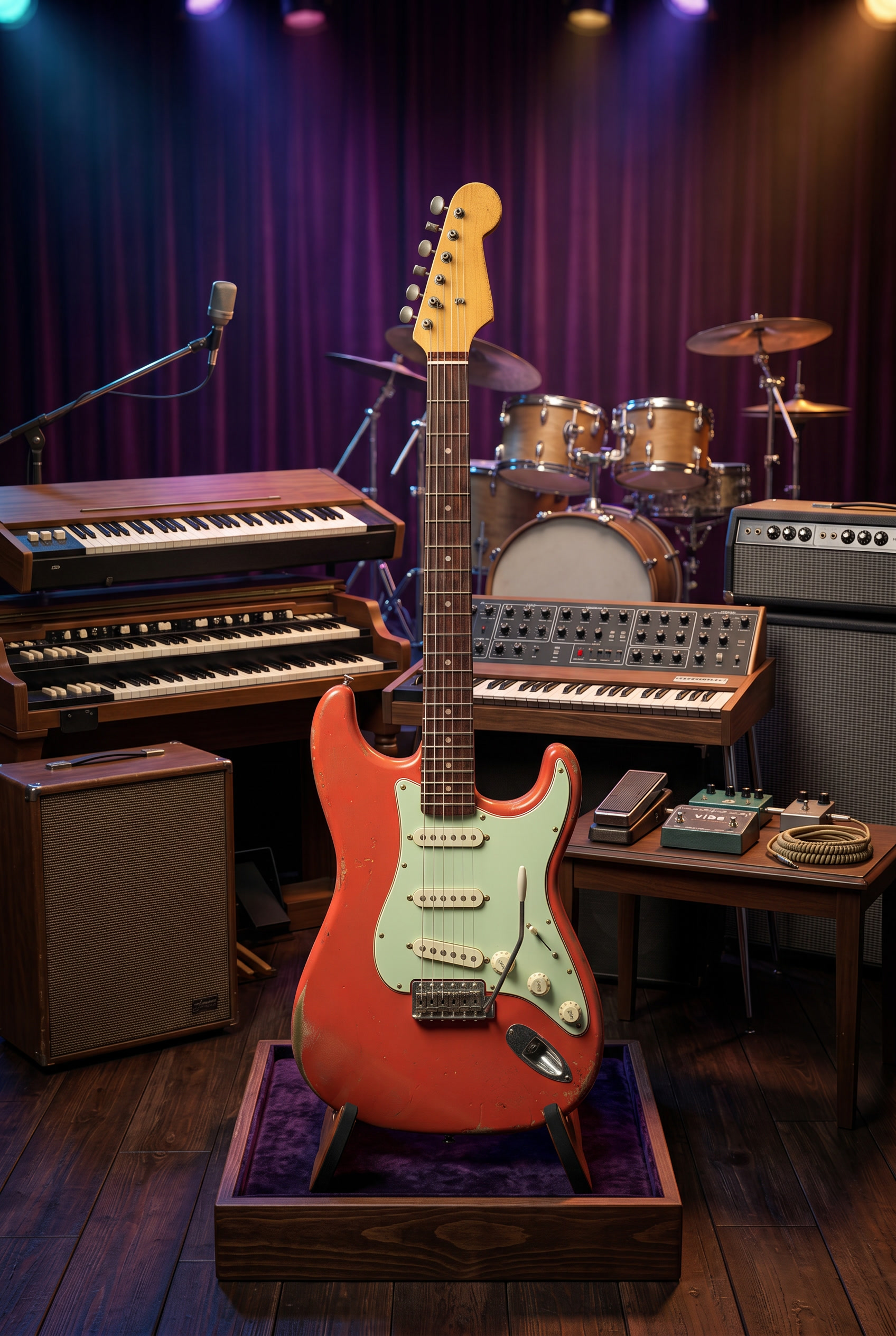 Strat '62 Fiesta Red