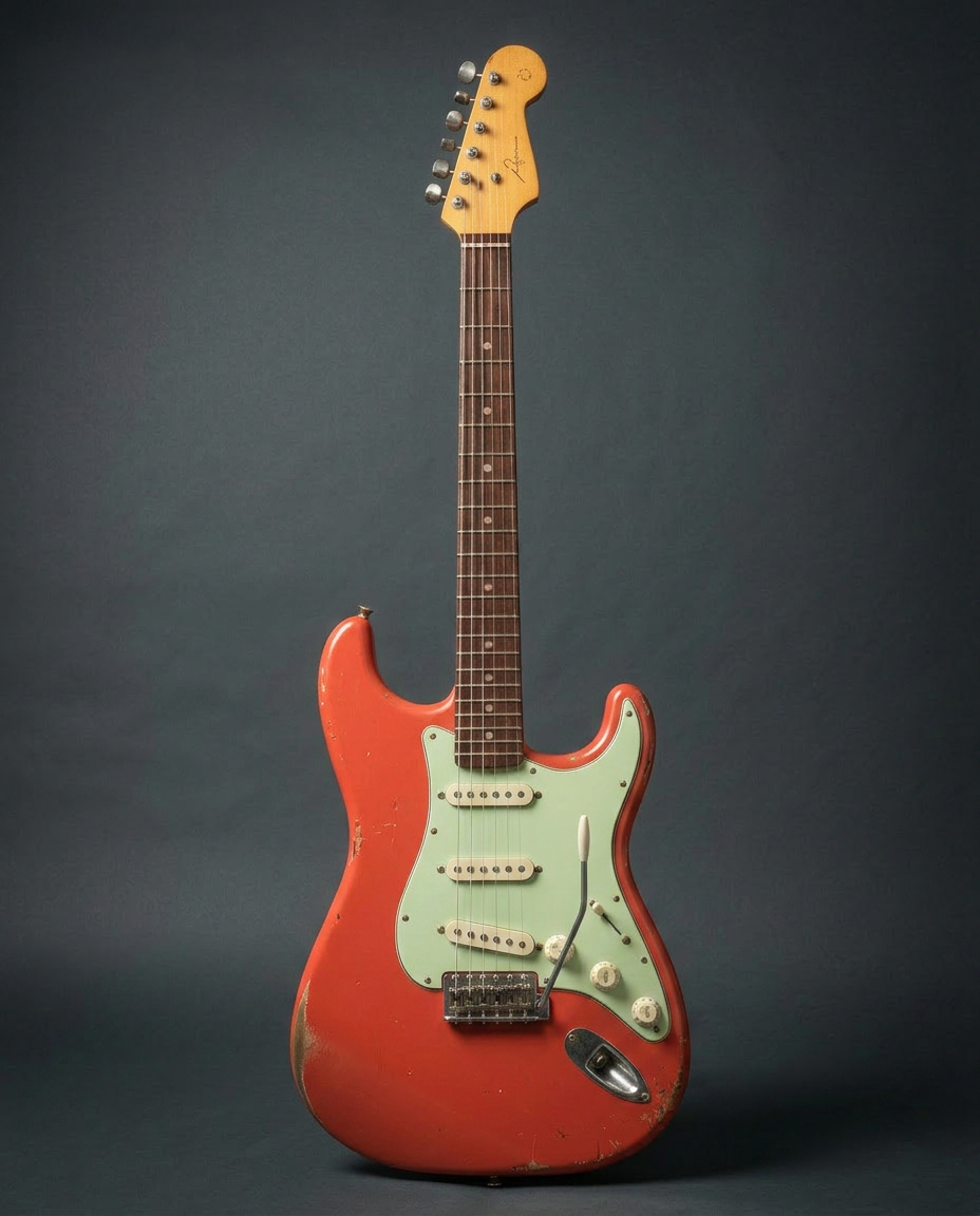 Strat '62 Fiesta Red