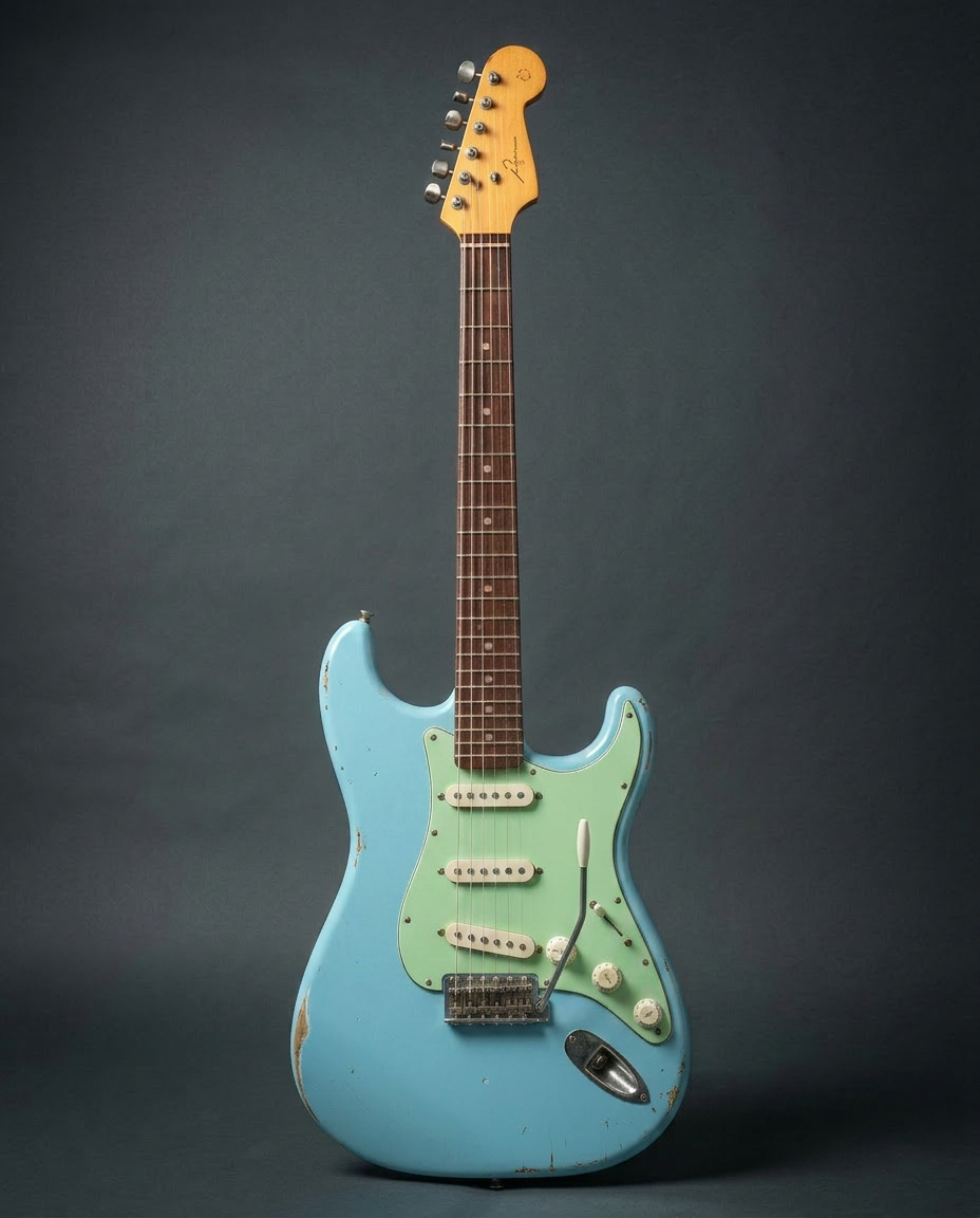 Strat '62 Daphne Blue