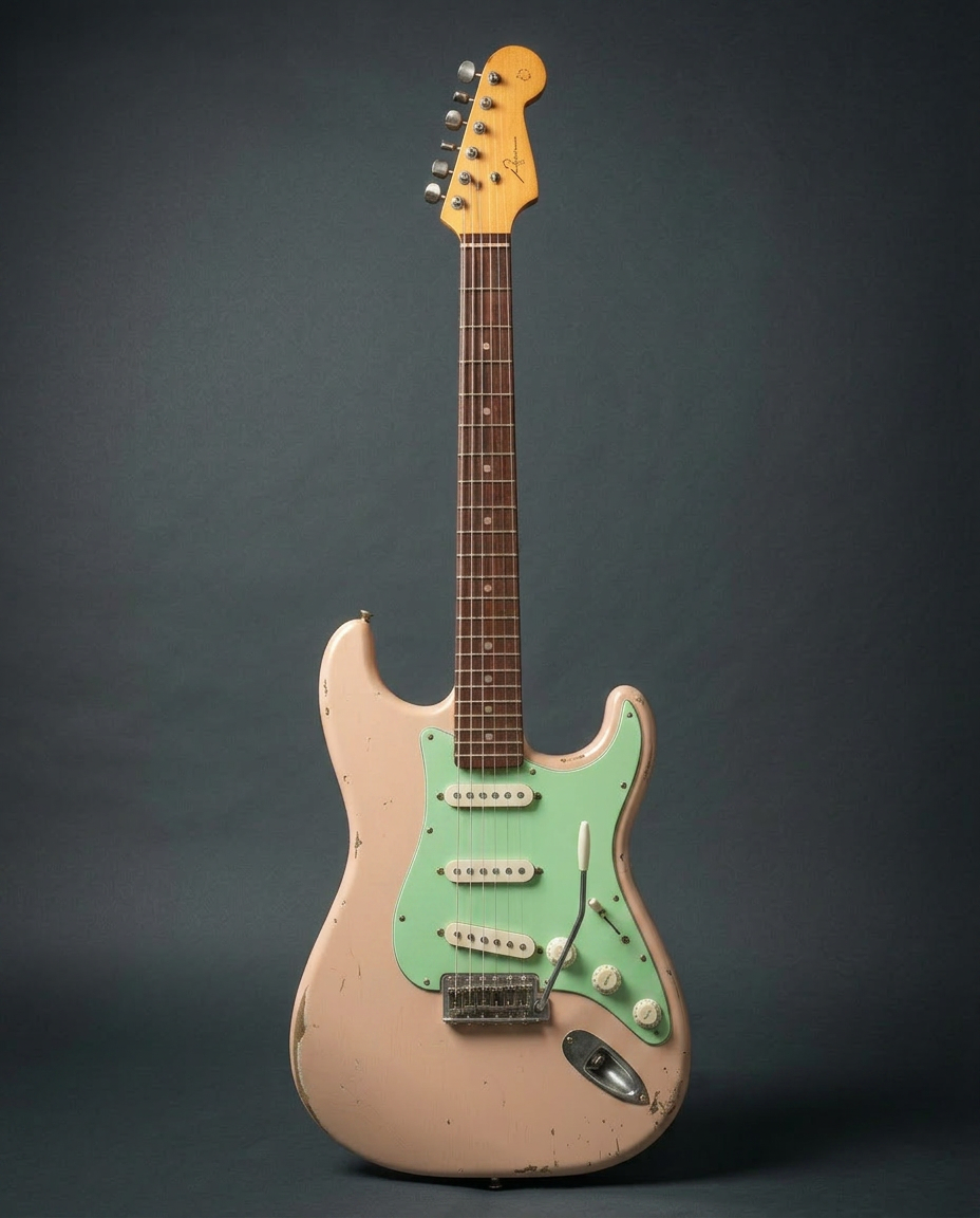 Strat '62 Shell Pink