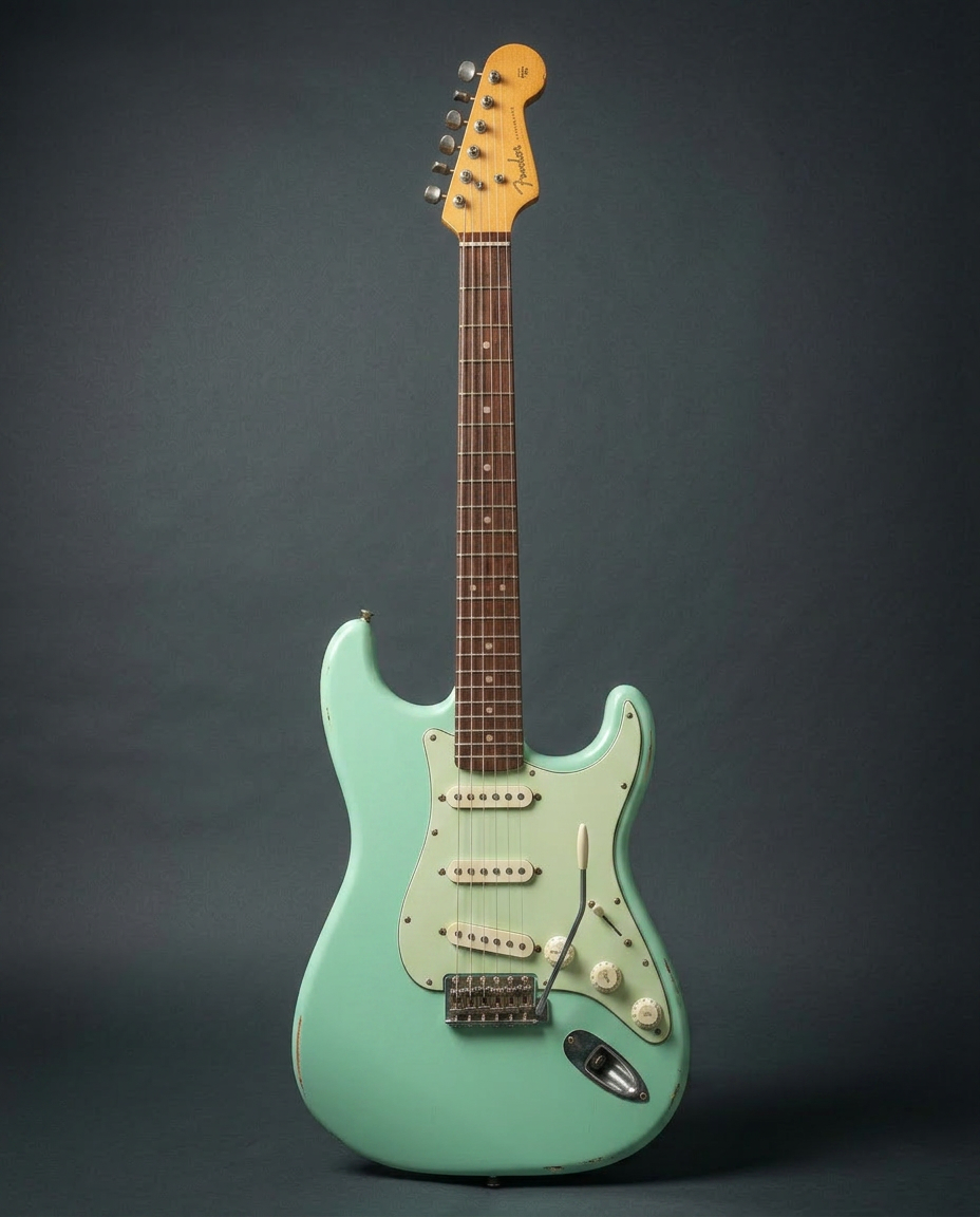 Strat '62 Surf Green