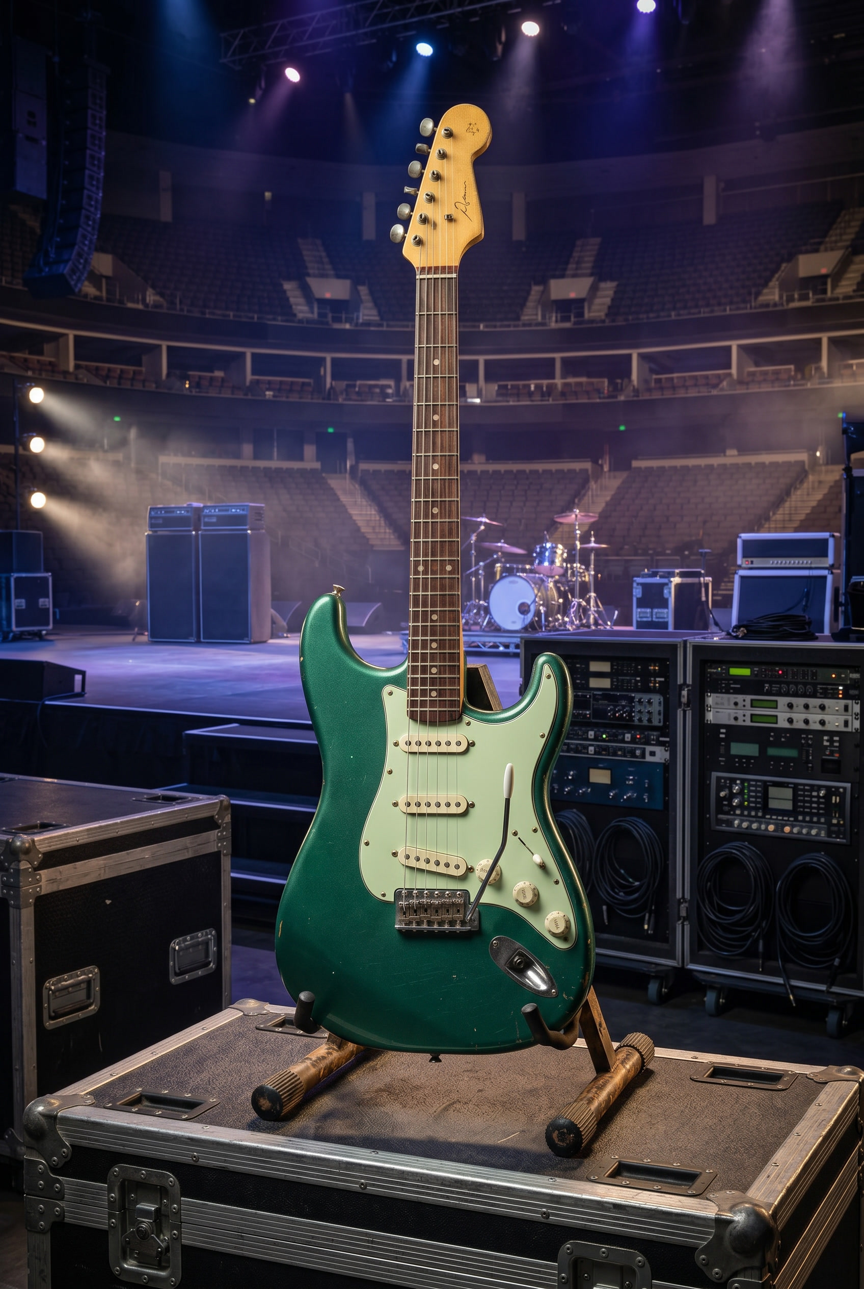 Strat '62 Sherwood Green Metallic