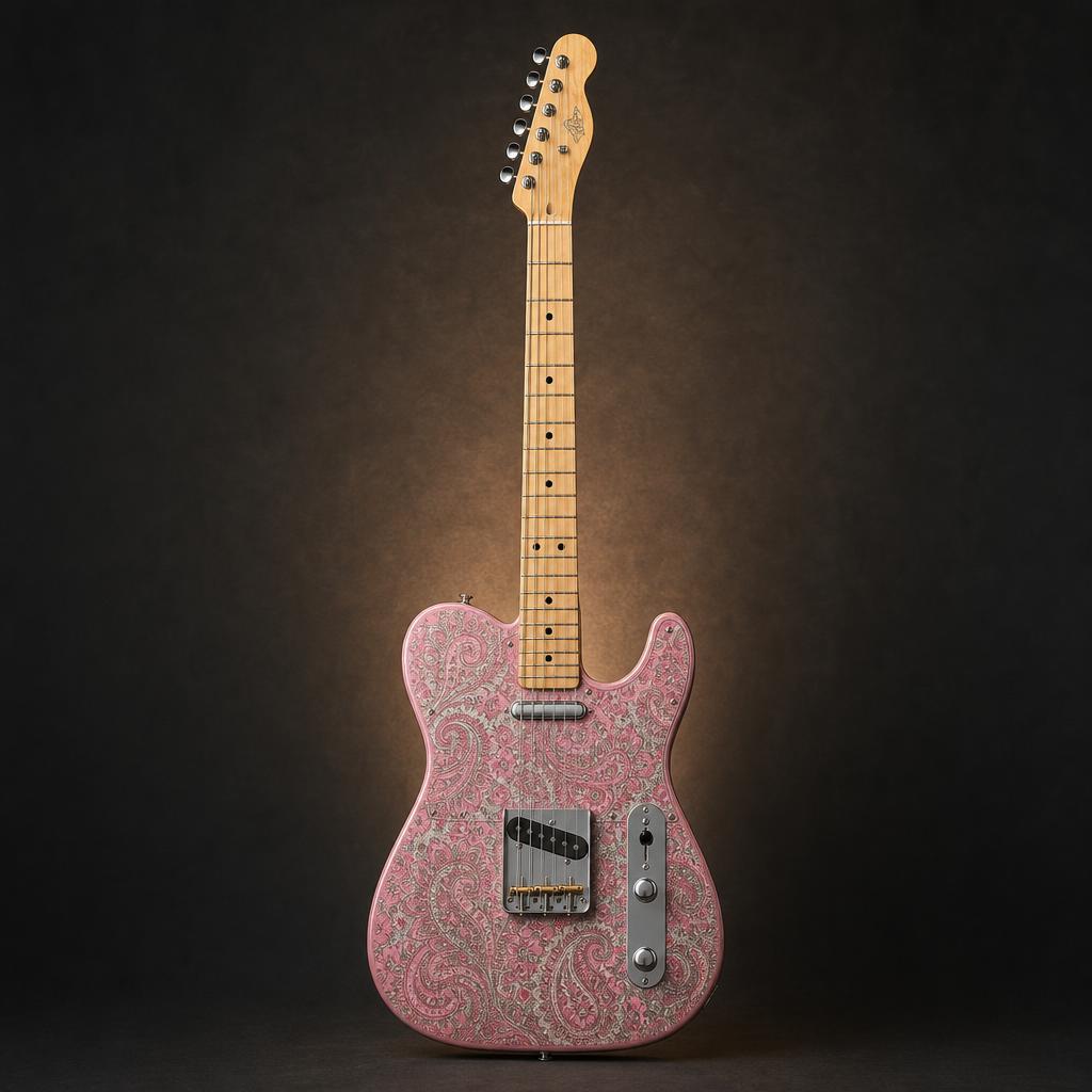 Tele Custom Pink Paisley