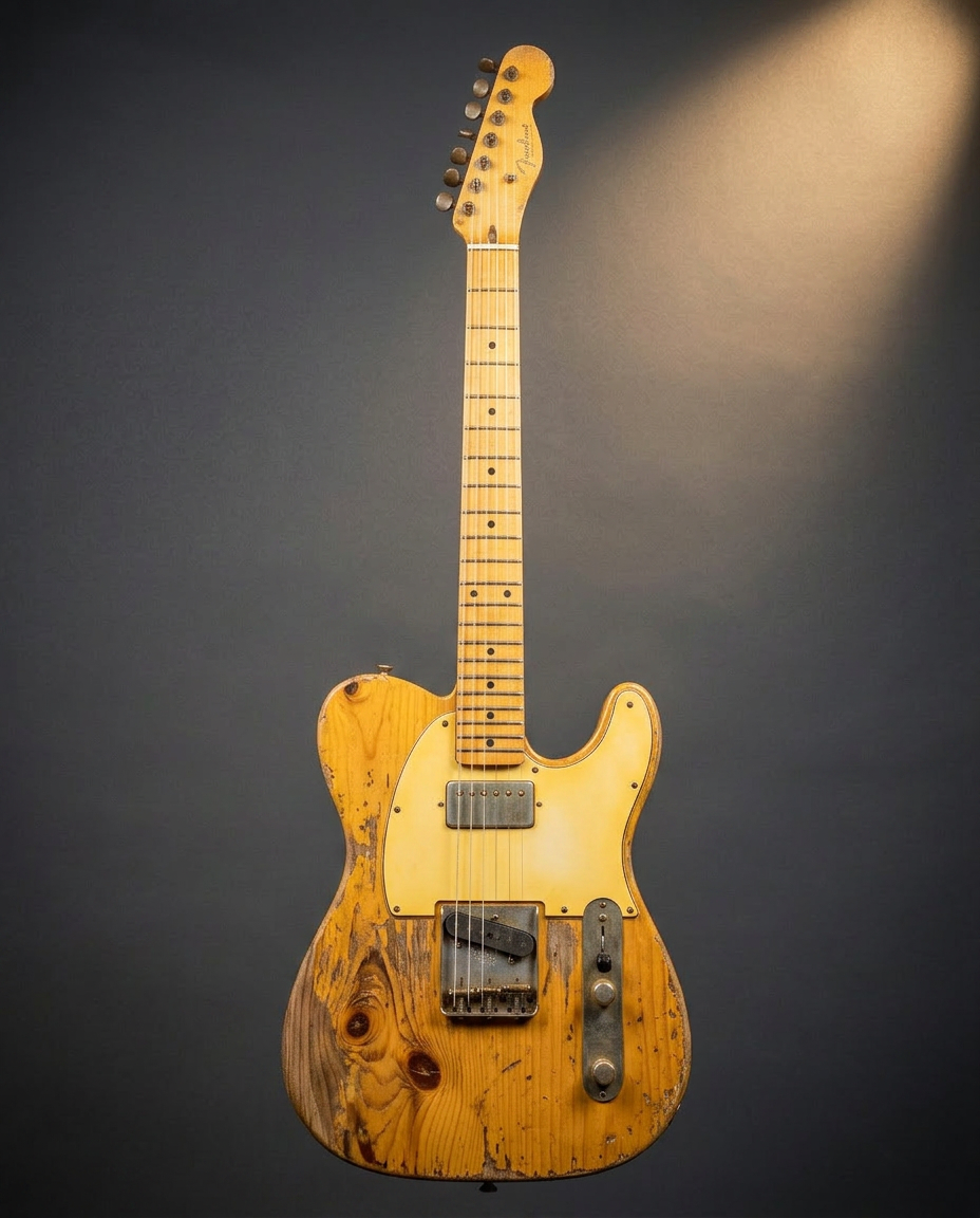 Tele Stern Pine Heavy Relic