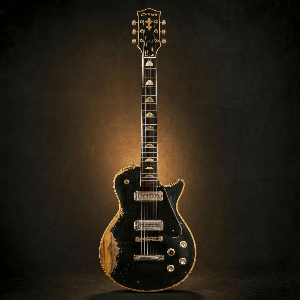 Gretchen Duo Jet Aged (Weeping Guitar Spec)