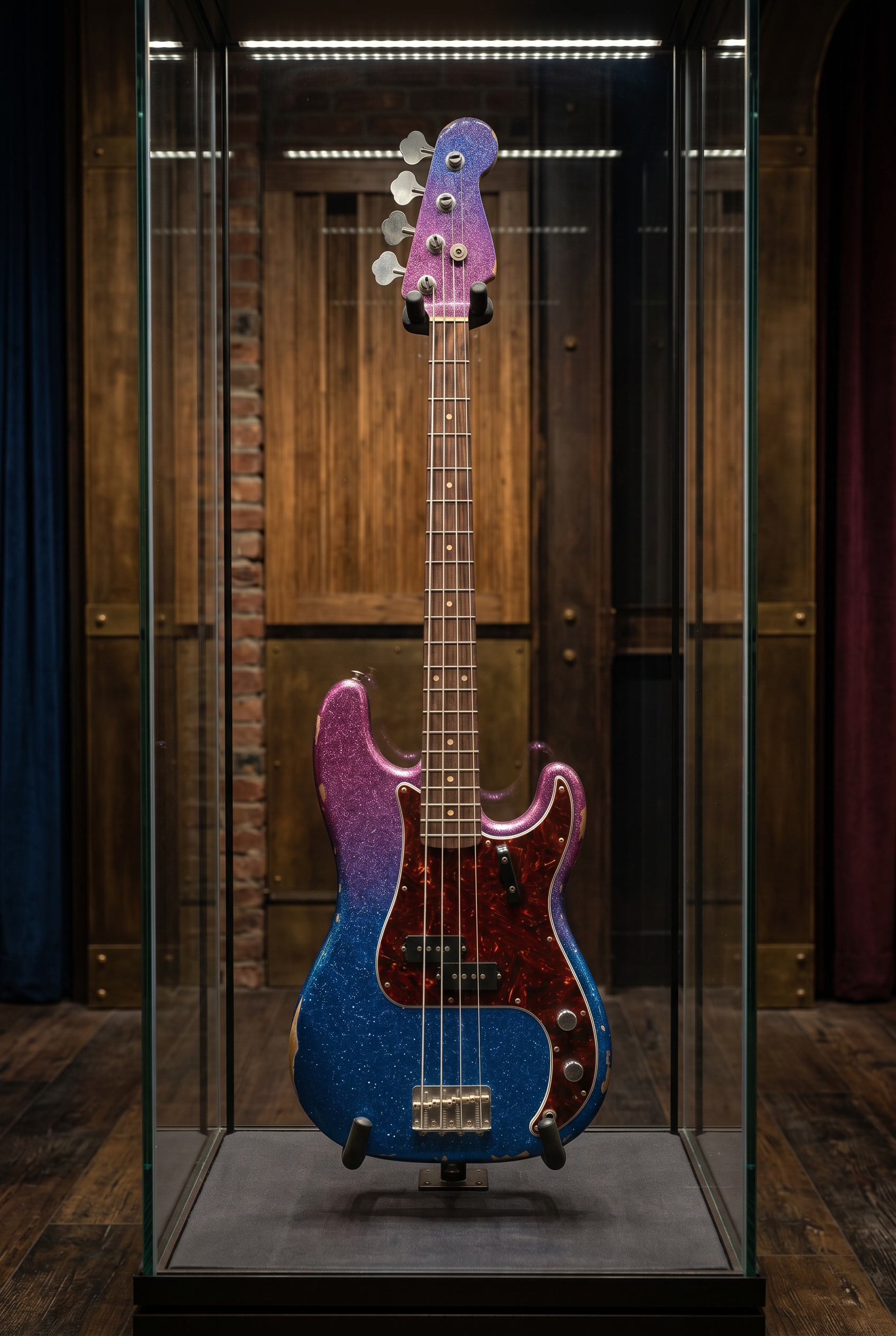 P-Bass Black w/ Maple